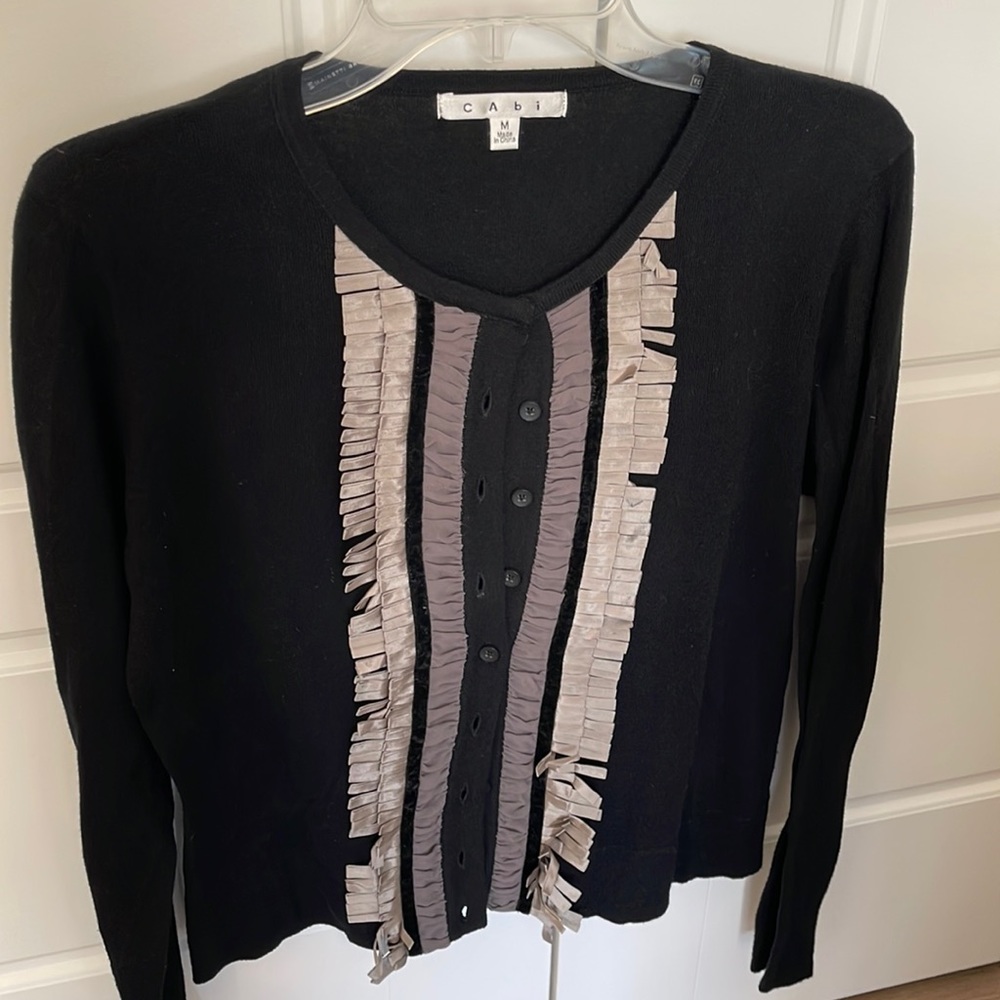 CAbi #172 Tuxedo Cardigan